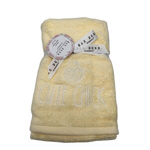 Rae Dunn Cute Chick Hand Towels 2 Pack